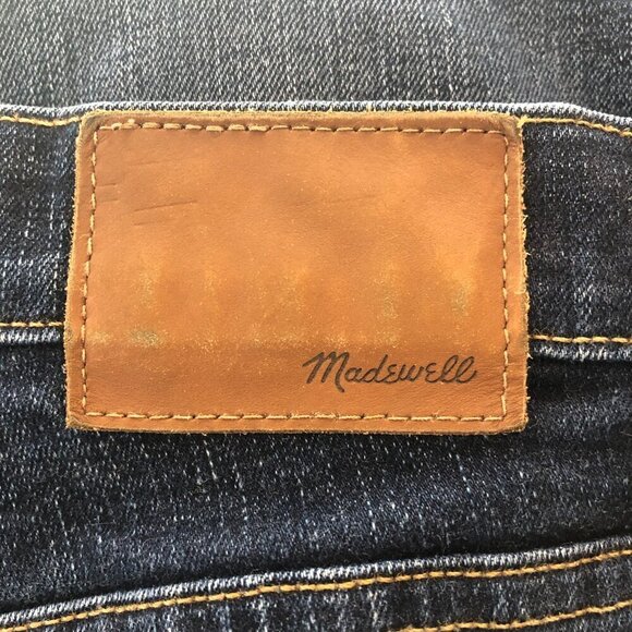 Madewell Dark Wash Straight Leg Jeans Size 33 X 30 - Picture 5 of 8